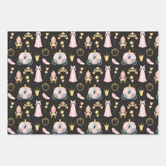 Magic Kingdom Pattern Geschenkpapier Set (Vorderseite 3)