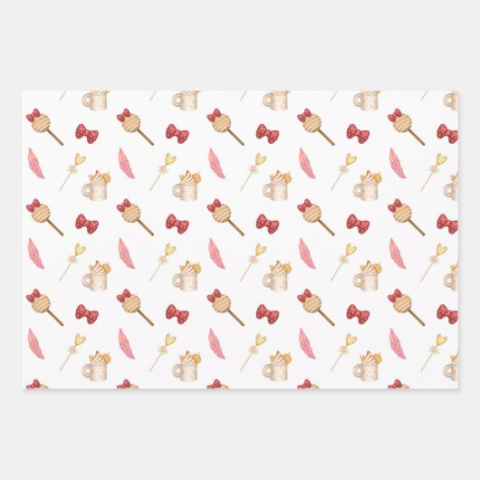 Magic Kingdom Pattern Geschenkpapier Set (Vorderseite 3)