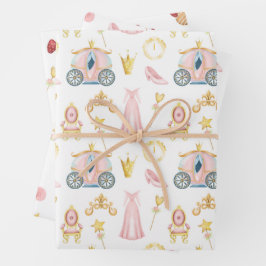 Magic Kingdom Pattern Geschenkpapier Set