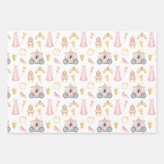 Magic Kingdom Pattern Geschenkpapier Set (Vorderseite 3)