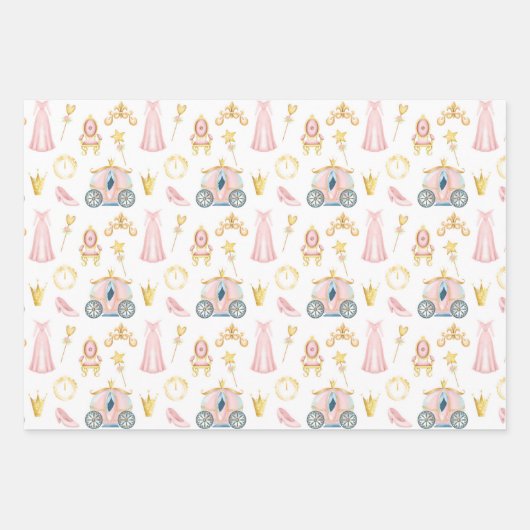 Magic Kingdom Pattern Geschenkpapier Set (Vorderseite 2)