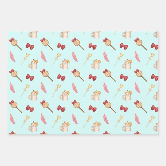 Magic Kingdom Pattern Geschenkpapier Set (Vorderseite 3)