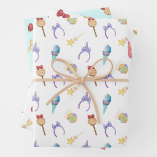 Magic Kingdom Pattern Geschenkpapier Set