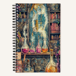 Magic Labrador 5.5" x 8.5" SpiralNotebook Notizblock