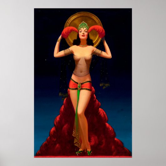 Magic Lady Pulp Button Up Poster (Vorne)