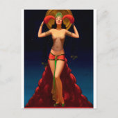 Magic Lady Pulp Button Up Postkarte (Vorderseite)