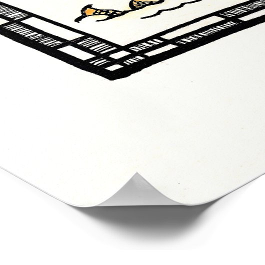 Magic Lands Fantasy Map Poster (Ecke)