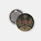 Magic Lantern Fireworks Magnet (Vorderseite/Rückseite)