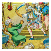 Magic Lantern Slide Ali Baba und die vierzig Diebe Fotodruck (Vorne)