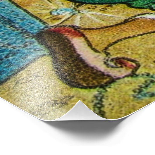 Magic Lantern Slide Ali Baba und die vierzig Diebe Fotodruck (Ecke)