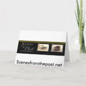 Magic Lantern Slide Ringling Bros Elephant Train Karte (Rückseite)