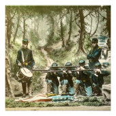 Magic Lantern Slide Zivil War Drummer Boy Fotodruck (Vorne)