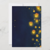 Magic Lanterns Wedding Save the Dates Date (Rückseite)