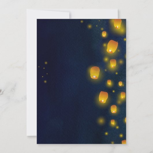 Magic Lanterns Wedding Save the Dates Save The Date (Rückseite)