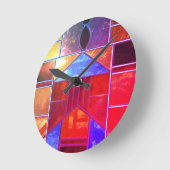 Magic light pouring from the windows runde wanduhr (Winkel)