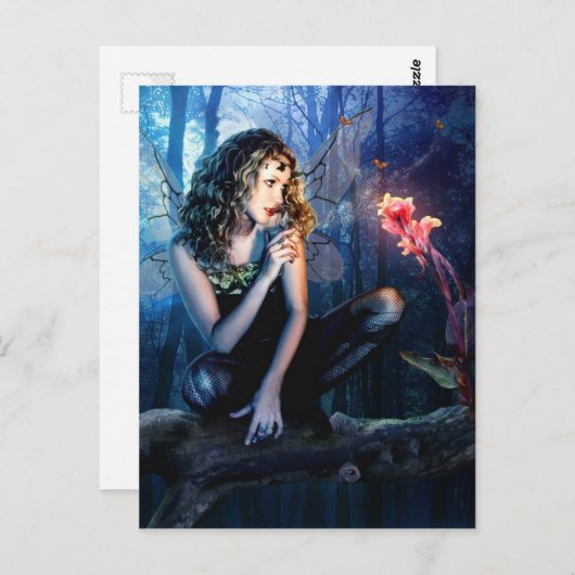Magic Lighting Fairy Postkarte (Vorne/Hinten)