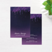 Magic Lila Glitzer Tropfen Schmuck Ohrring Display (Schreibtisch)