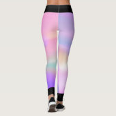 Magic Litmus Rosa und Blau Trainer Leggings (Rückseite)