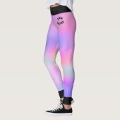 Magic Litmus Rosa und Blau Trainer Leggings (Links)