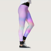 Magic Litmus Rosa und Blau Trainer Leggings (Rechts)
