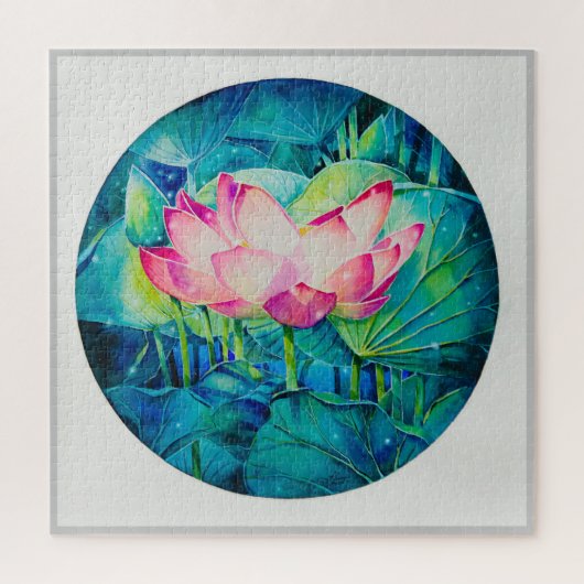 Magic Lotus Blume Puzzle (Vertikal)