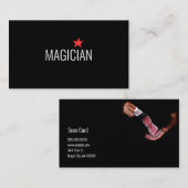 Magic Magician Card Poker Trial Unterhaltung Visitenkarte (Vorne/Hinten)