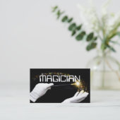 Magic Magician Card Poker Trick Unterhaltung Visitenkarte (Stehend Vorderseite)
