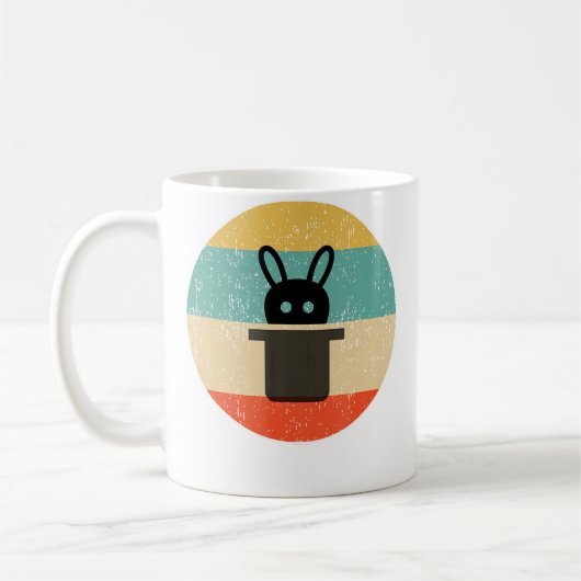 Magic Magician s Gifts Unisex-Kids Retro Magic M Kaffeetasse (Links)