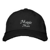 Magic Man Custom Stickmütze Bestickte Baseballkappe (Vorderseite)