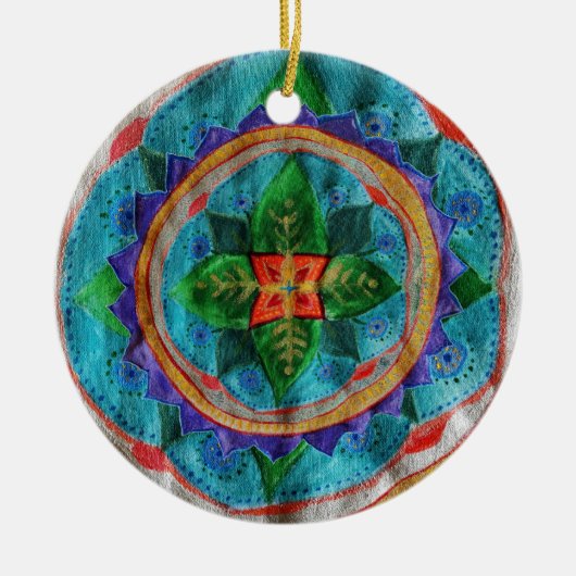 Magic Mandala Circle Ornament (Vorne)