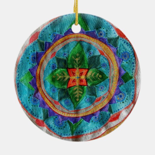 Magic Mandala Circle Ornament (Hinten)