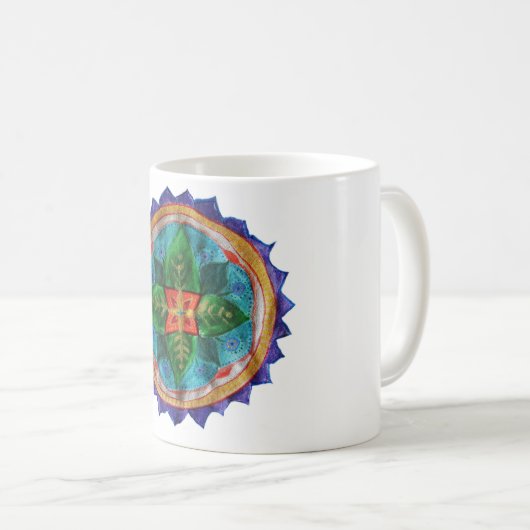 Magic Mandala Classic Tasse (VorderseiteRechts)