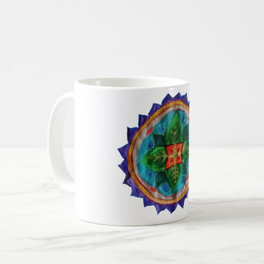Magic Mandala Classic Tasse (Vorderseite Links)