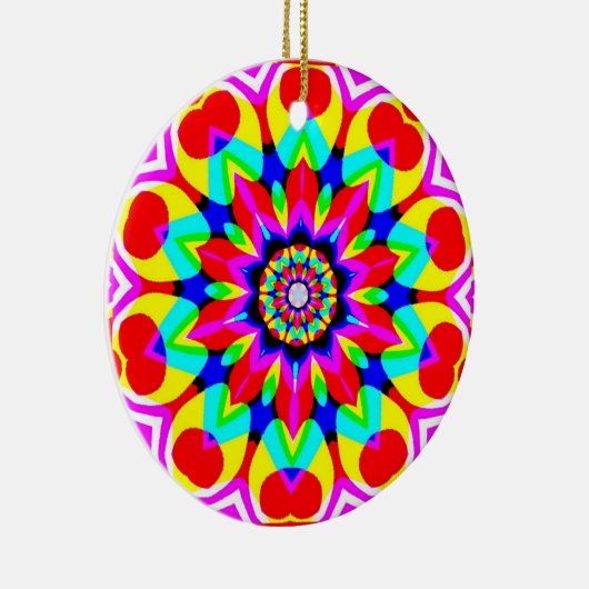 Magic Mandala Keramik Ornament (Rechts)