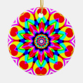 Magic Mandala Keramik Ornament (Vorne)