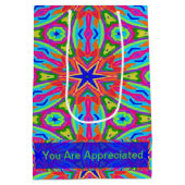 Magic Marker Stars Mittlere Geschenktüte (Rückseite)