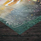 Magic Marsh Morning - Kaffee in Blume im Fenster Seidenpapier