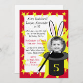 Magic Me Birthday Einladung (Vorne/Hinten)