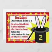 Magic Me Birthday Einladung (Vorne/Hinten)