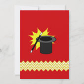 Magic Me Birthday Einladung (Rückseite)