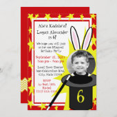 Magic Me Birthday Einladung (Vorne/Hinten)