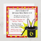 Magic Me Birthday Einladung (Vorne/Hinten)