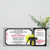 Magic Me Birthday Red Einladung (Stehend Vorderseite)