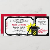 Magic Me Birthday Red Einladung (Vorne/Hinten)