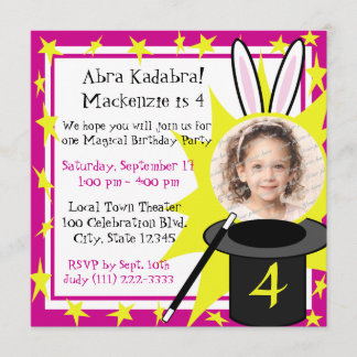 Magic Me Foto Einladung