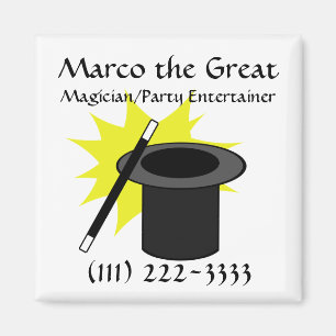 Magic Me/Magician's Hat Magnet