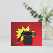 Magic Me/Magician's Hat Postkarte (Stehend Vorderseite)