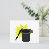 Magic Me/Magician's Hat Postkarte (Stehend Vorderseite)