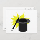 Magic Me/Magician's Hat Postkarte (Vorne/Hinten)