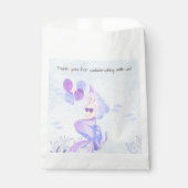 Magic Mermaid Thema Birthday Party Geschenktütchen (Vorderseite)